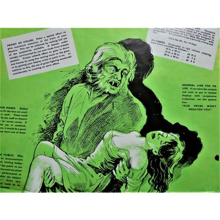 MAD MONSTER, The / BURIED ALIVE (1942 / 1939) vintage UK Pressbook
