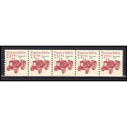 2127a 7.1c Tractor Very Fine MNH Dry Gum PNC 1/5 X0834