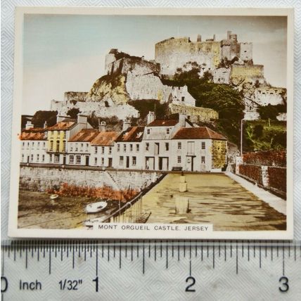 1939 Gallaher's Scenes from the Empire 6 Mont Orgueil Castle, Jersey
