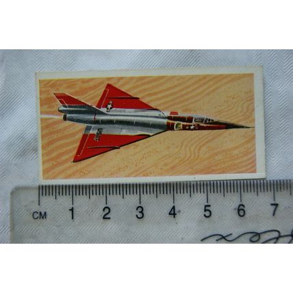Lyons Tea card Wings of Speed No. 24 Convair F-106 Dela Dart, USA