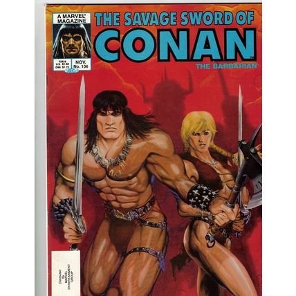 THE SAVAGE SWORD OF CONAN # 106 (1984)