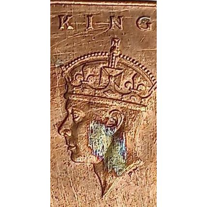 STRAITS SETTLEMENTS British Monarch King George VI 1945