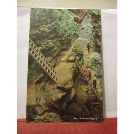 BEAR HOLLOW, TURKEY RUN STATE PARK, MARSHALL, INDIANA unused postcard /