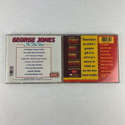 George Jones 2xCD Lot #1