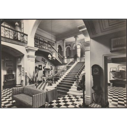The Hall, Arlington Court, near Barnstaple, Devon, c.1960s - National Trust RPPC