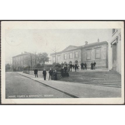 Assize Courts & Mayoralty, Bodmin, Cornwall, 1904 - Postcard