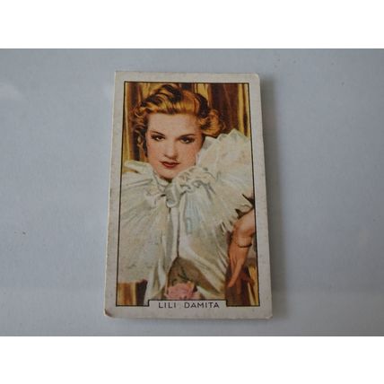 1935 Gallaher Portraits of Famous Stars Card # 42 of 48 Lili Damita Good (2)