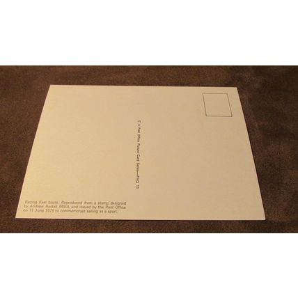 1975 GB PHQ Postcard cover - Sailing / Yacht - PHQ11