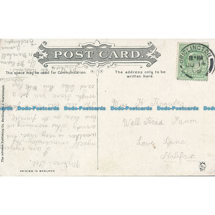 R054374 The Harbour. Bridlington. Advance. 1909
