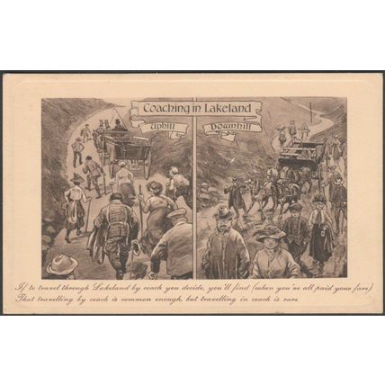 Coaching in Lakeland, 1912 - Valentine's Postcard