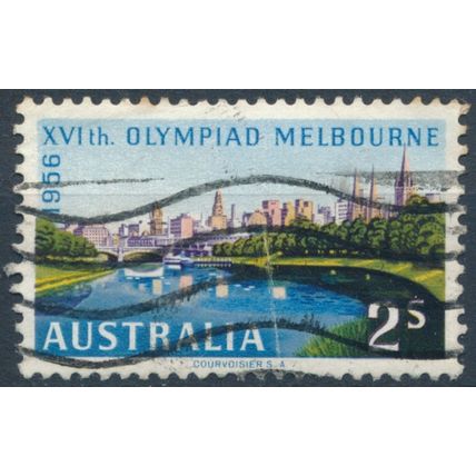 Olympic Games, Melbourne: 2s - Australia 1956 - FH - SG 293 (B)