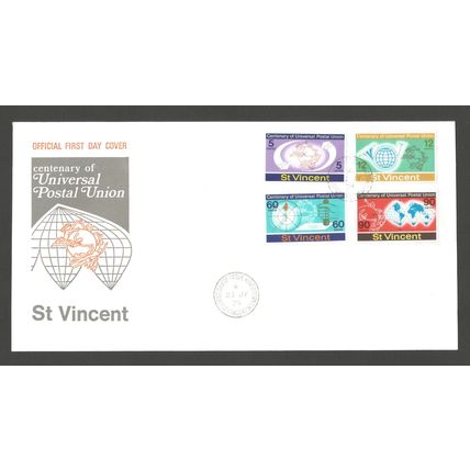 St. Vincent 1974 UPU FDC. SG392-5