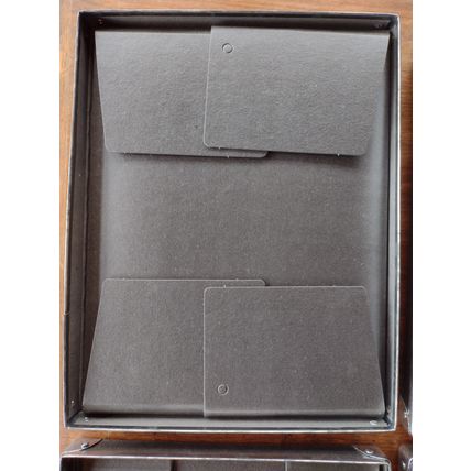IKEA Storage boxes, set of 4 unused, incomplete, 37x29cms, 10/18 cms high