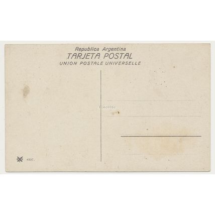 Argentina Buenos Aires Constitución Station early 20th C. RPPC RCK 8337