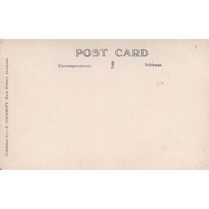 EC810 INGLETON -BLACK HOLE . BLACKSTONE . R/P POSTCARD