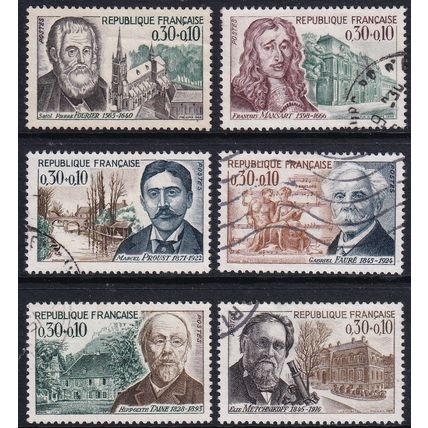 France 1966 SG 1702-7 Used - Red Cross Semi-postal (C-484 (3))