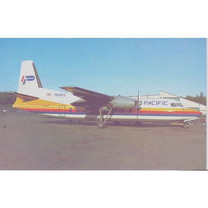 Air Pacific Fairchild F 27F Civil Aircraft Postcard (QA240)