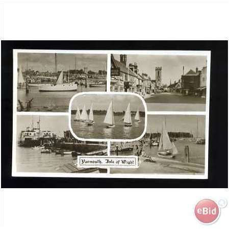 Isle of Wight YARMOUTH Multi-View Postcard by Merwood