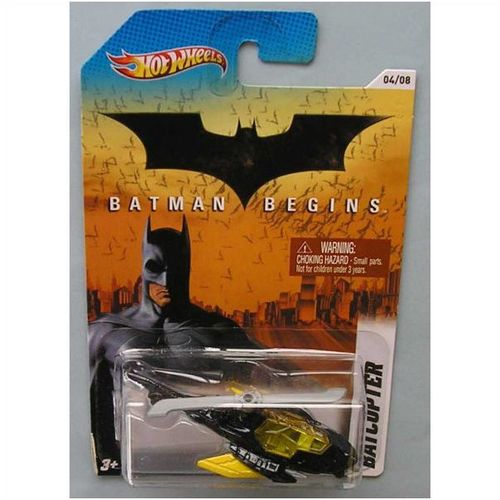 Batman Hot Wheels 04/08 Batman Begins Batcopter - New & Carded