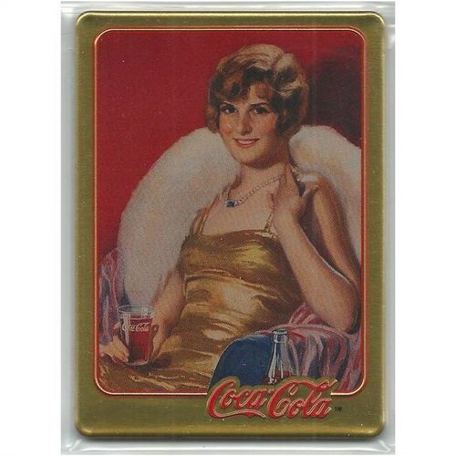 COCA COLA METAL ART COLLECTORS cards ( 1994 )
