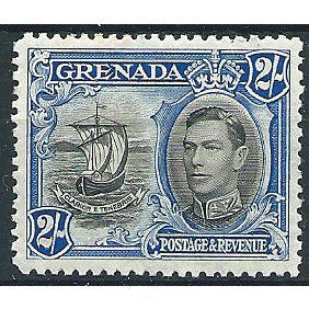 Grenada 1938 SG161 2/- Black & Ultramarine Mounted Mint .. ..