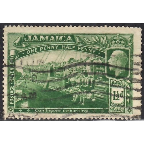 Jamaica, 1919-21 WW1 Contingent, SG 80 (Scott #77), used