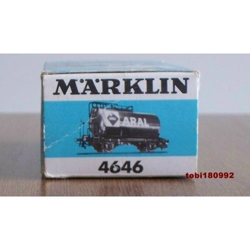 Marklin HO 4646 Aral 2 axle Tank Car in Box - Vintage