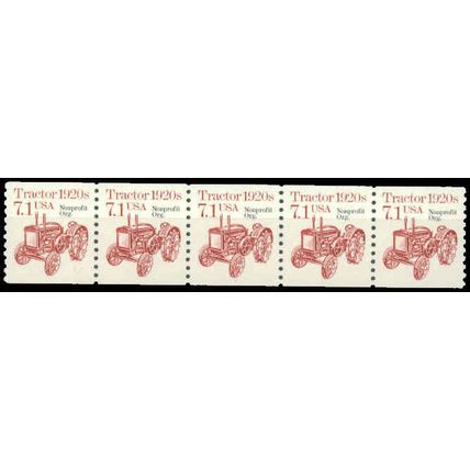 2127a 7.1c Tractor Very Fine MNH Dry Gum PNC 1/5 P0078