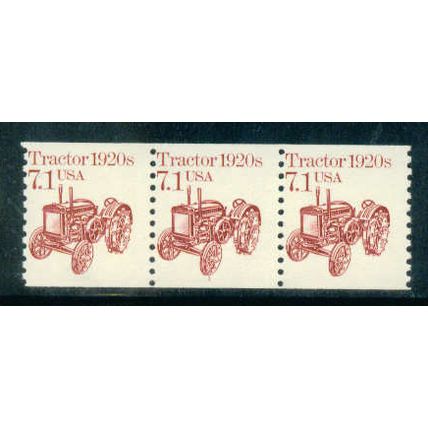 2127 7.1c Tractor Fine MNH Dry Gum PNC 1/3 W0344
