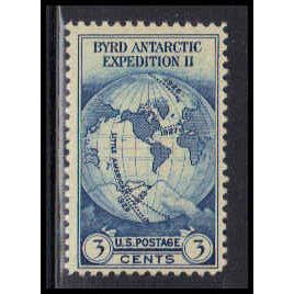 733 3c Byrd Expedition Just Clears MNH K5640