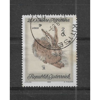 Austria.SG1560 2s Young Hare (Durer).Fine Used.Aug22