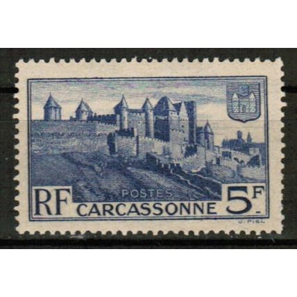 1938 France - Sc# 345 very fine Mint og - Carcassonne Castle - 5fr