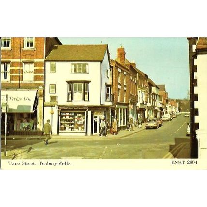 Worcestershire TENBURY WELLS Teme Street Postcard (KNBT 2604)