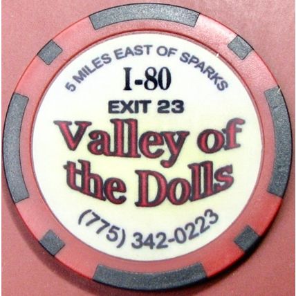 Old Bridge Ranch. Brothel Casino Chip. Mustang, NV. BR09.