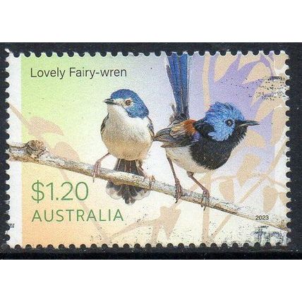 Australia 2023 Fairy Wrens - Lovely Fairy Wren $1.20 Sheet Used