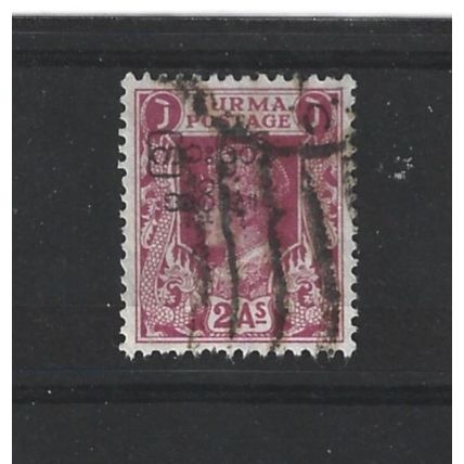 Burma.SG73 2a Claret.Fine Used.Jul25c