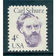 1847 4c Carl Schurz Fine MNH Dry Gum MA0807