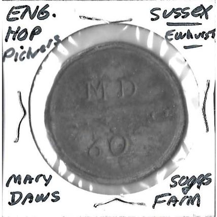 Mary Daws English Hospital picvers Suusex Ewurst Soggs Farm Rare! VF