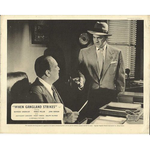 WHEN GANGLAND STRIKES Raymond Greenleaf, Marjie Millar F-O-H Stills (6)