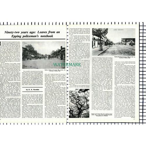 (7147) Epping Police Officer - 1975 Article