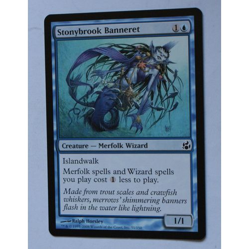 Magic the Gathering MTG CCG: Morningtide # 51 Stonybrook Banneret (A) 2008 WotC