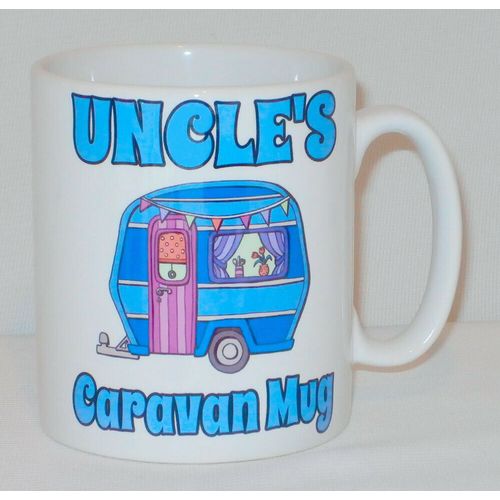 Uncle's Caravan Mug Can Personalise Camping Camper Van Unc Brother Gift Present