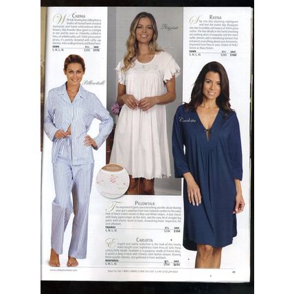 SCHWEITZER LINEN Catalog NOVEMBER 2020 Fabulous Fashion, Linens and Lingerie