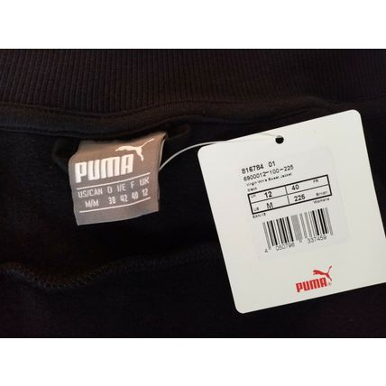 Ladies PUMA Sweat Jacket Black UK Size 12 Small EU40 Virgin active logo - New