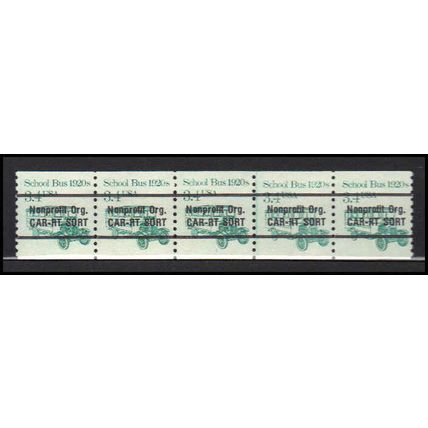2123a 3.4c School Bus Fine MNH Dry Gum PNC 1/5 X0079