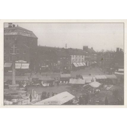 Market Harborough Leicester in 1930 Postcard