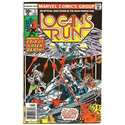 Logan's Run #3 (1977) *Marvel Comics / Bronze Age / Official Film Adaptation*