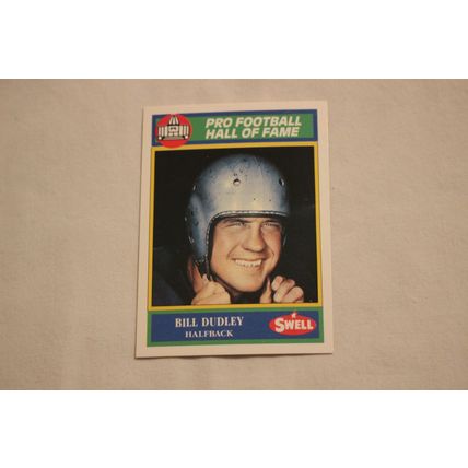 Bill Dudley 1990 Swell Pro Football Hall of Fame NO. 30