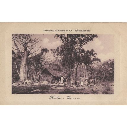 Angola Mossamedes Antique Um Arimo Portugal Old Postcard