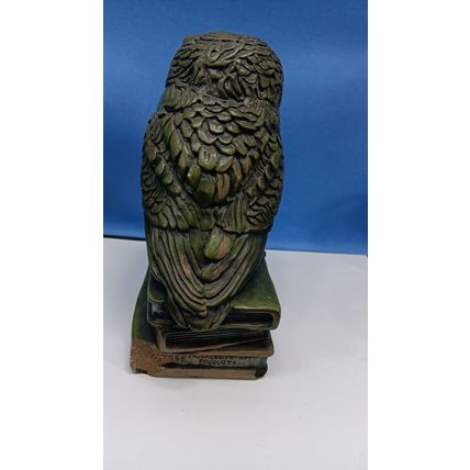 Rare Green Vintage 1966 Progressive Art Products Owl Statue Sculpture Art Center